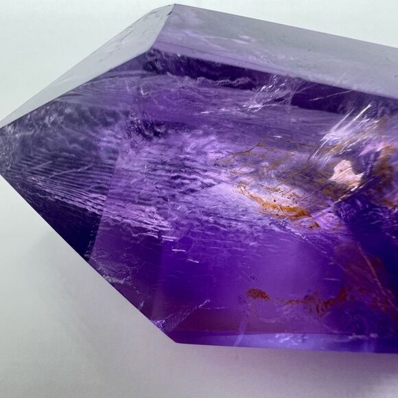 Amethyst Crystal Scepter Meditation Wand  with Unique Fingerprint Inclusions (4) - Picture 16 of 16